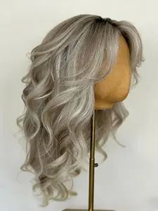 Soft 14 Inch 150Density Highlight Blond Body Wave Wig 13x4, 100% Human Hair, Pre-Cut Baby Hair Lace Front, Women Daily Wear, Lace Frontal Wig