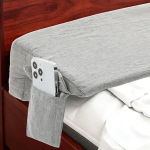 76"x8"x5" Bed Wedge Pillow Gap Filler for Headboard Gap Filler Bed Wedge Pillow with Side Gaps Mattress Wedges Gaps Fillers to Stop Items Falling Down, Removable and Washable