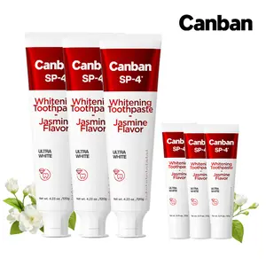 Canban SP-4 Whitening Toothpaste lOral Health Management lRemove bad breath|Probiotic Toothpaste+ 2 Free 20g Travel Sizes​​#NaturalIngredients #GentleCare #OralHealth#WhiteningSolutions #PatentedFormula