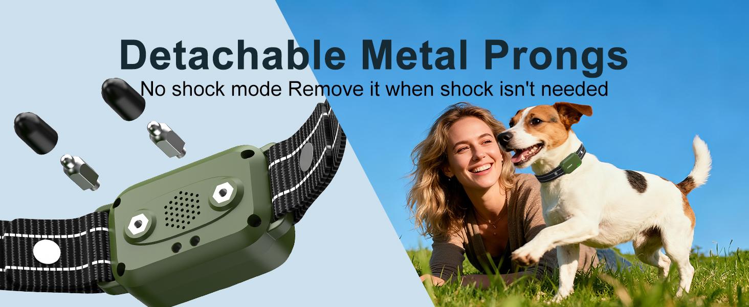 Jugbow Dog Training Collar - 4500FT with Remote, 4 Training Modes, Security Lock, IPX8 Waterproof, Rechargeable e-Collar for All Breeds DT61 Outdoor