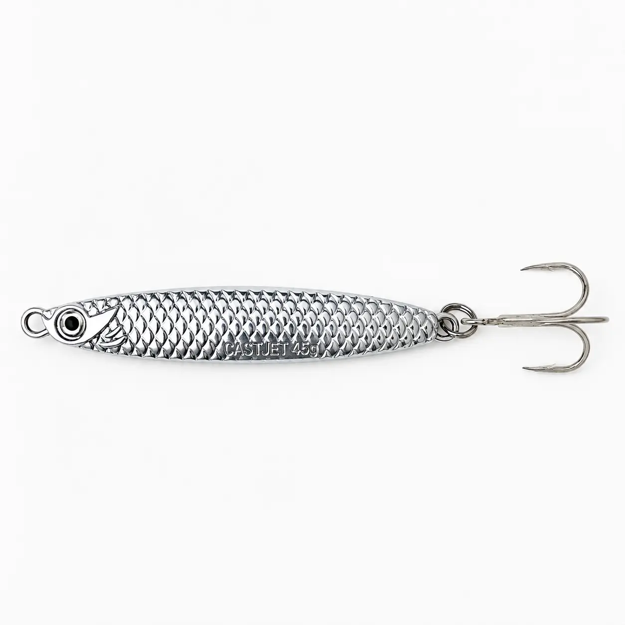 CASTJET Metal Jig Lure 1.5oz, Tail-Weighted Long Cast, Durable Finish, Lifelike Action, Striped Bass & Bluefish