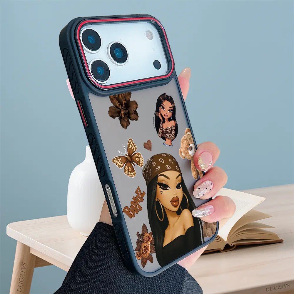 Cute Bratz Girls Pattern Phone Case for iPhone 17 Pro Max 17Air 16