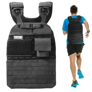 VEVOR Weighted Vest,  40lb Weight Vest, Adjustable Body Weight Jacket for Men Women, Workout Equipment for Strength and Endurance Training, Running, Jogging, Walking, Fitness, and Weight Loss