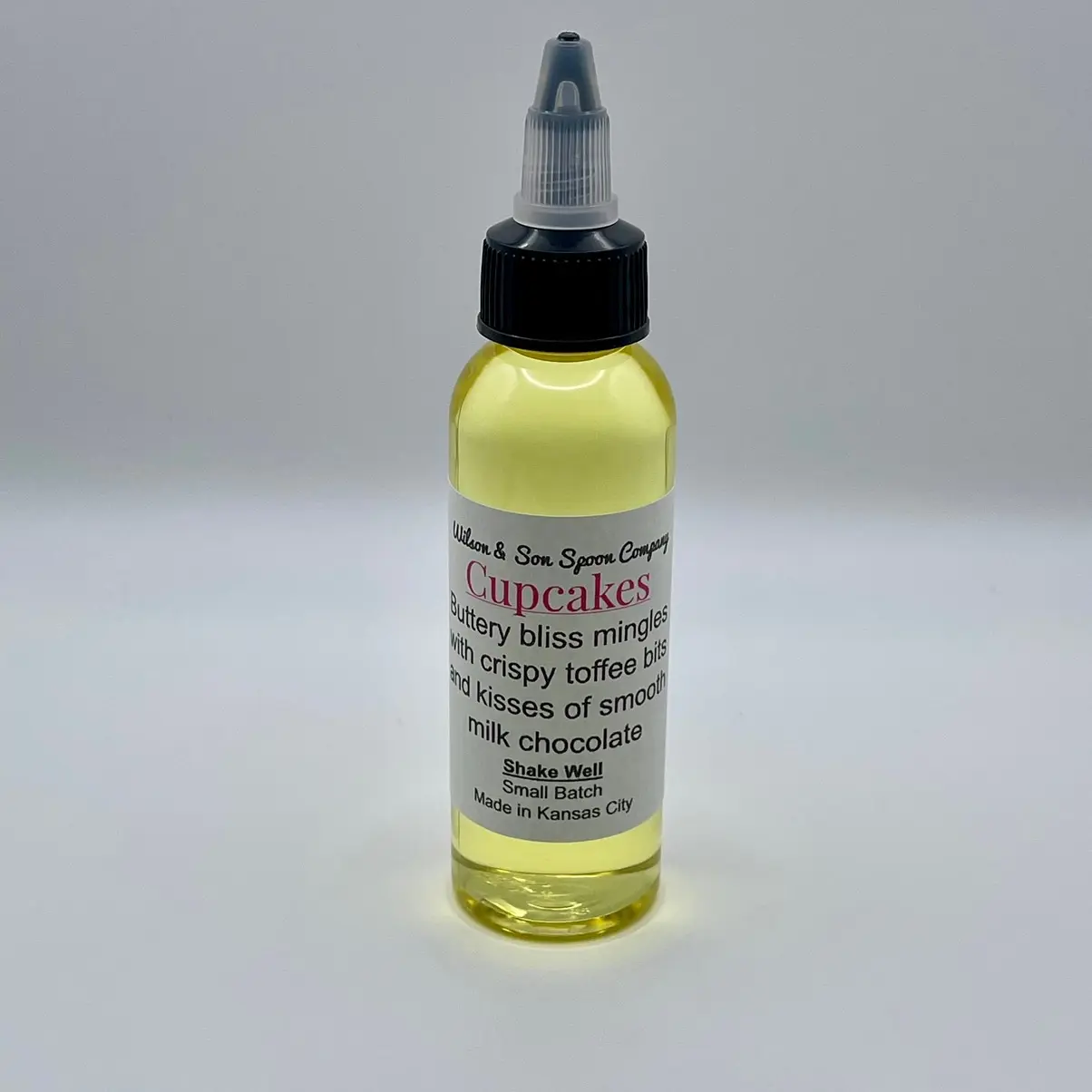 Scented Cupcake Body Oil - 77ml Body Care Blended Moisturizer with Vanilla Cake, Sweet Chocolate Aromas, Hydrating, Long-Lasting, Layerable, Elegant for Daily & Special Occasions, Moisture