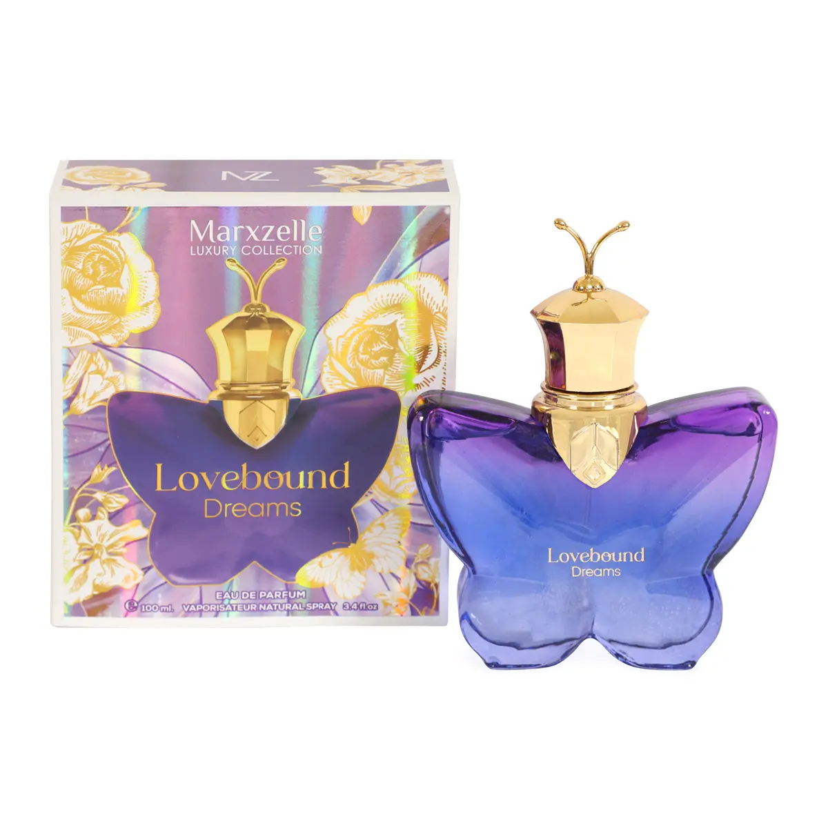 Marxzelle Butterfly Lovebound Dreams for Women Eau de Parfum 100ml Marxzelle Butterfly Lovebound Dreams for Women Eau de Parfum 100ml