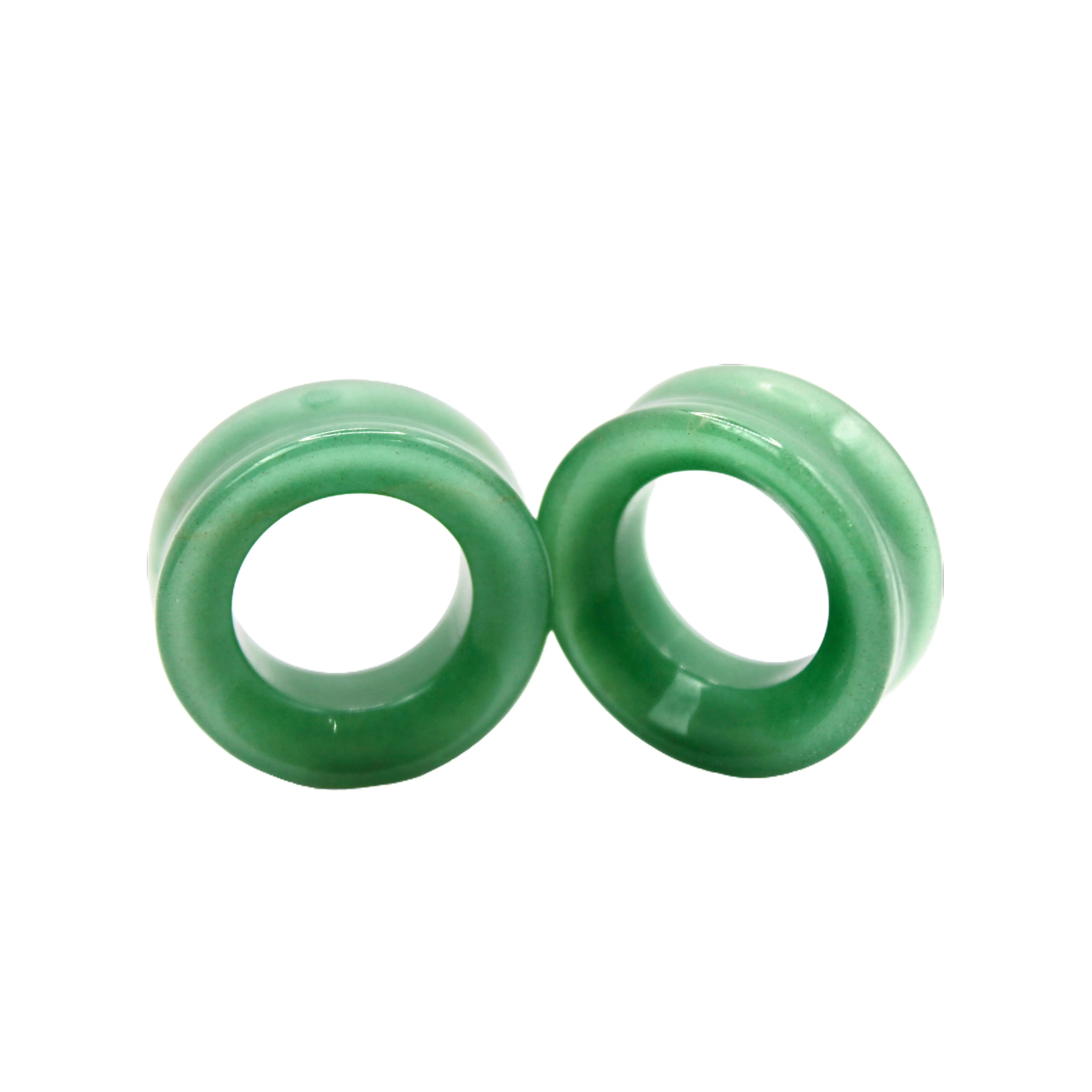 Aventurine Stone Tunnels for Gauged Ears