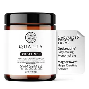 Qualia Creatine | Advanced Creatine Complex | 2 Creatine Sources + Magnesium | Optimized Creatine Absorption | Muscle Performance, Brain Function, & Healthy Aging