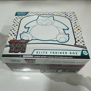 Pokémon TCG: Scarlet & Violet - 151 Elite Trainer Box Includes 9 Booster Packs, Full-Art Foil Promo Card, 65 Sleeves, 45 Energy Cards, and More
