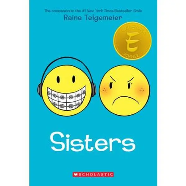 USED Book - Sisters: A Graphic Novel by Telgemeier, Raina (Paperback) - english