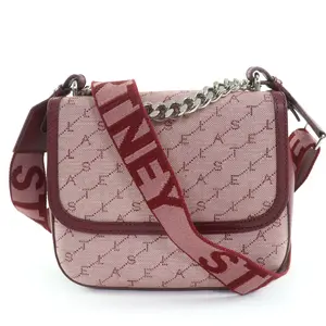 Pre-owned Stella McCartney Canvas Shoulder Bags Monogram Shoulder Bag