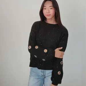 100% Cashmere Black Sweater