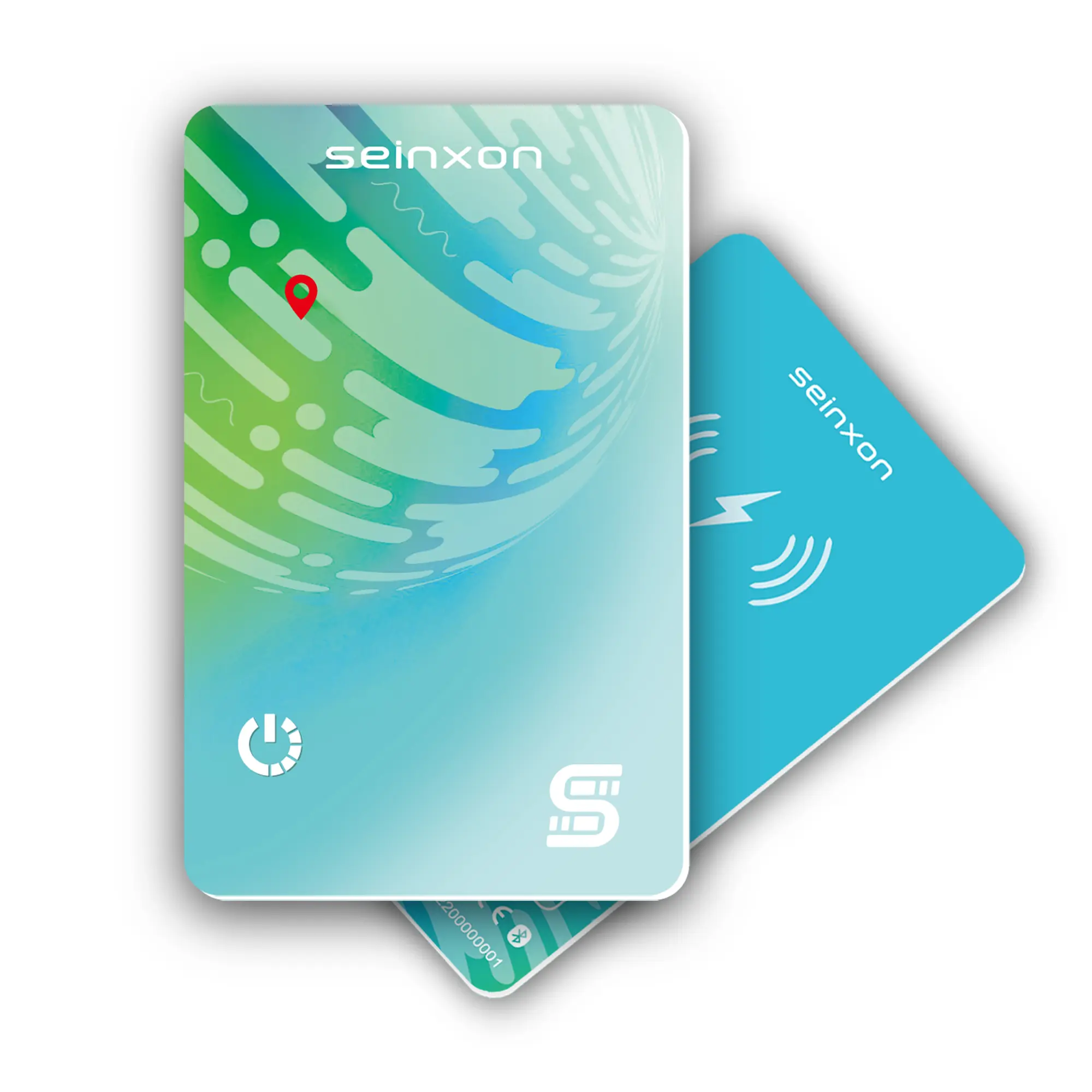 Seinxon Wallet Tracker Qi Wireless Charging IP68 Bluetooth Thin Works with Apple Find My APP & Network (iOS Only)