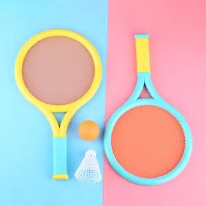 Racket Tennis for Children Outdoor Sports Badminton Racket Kindergarten Toy Set for 3-12years Old Badminton Sets for Backyards Baby Tennis Racket Parent Child Outdoor Game Toys Portable Badminton Set