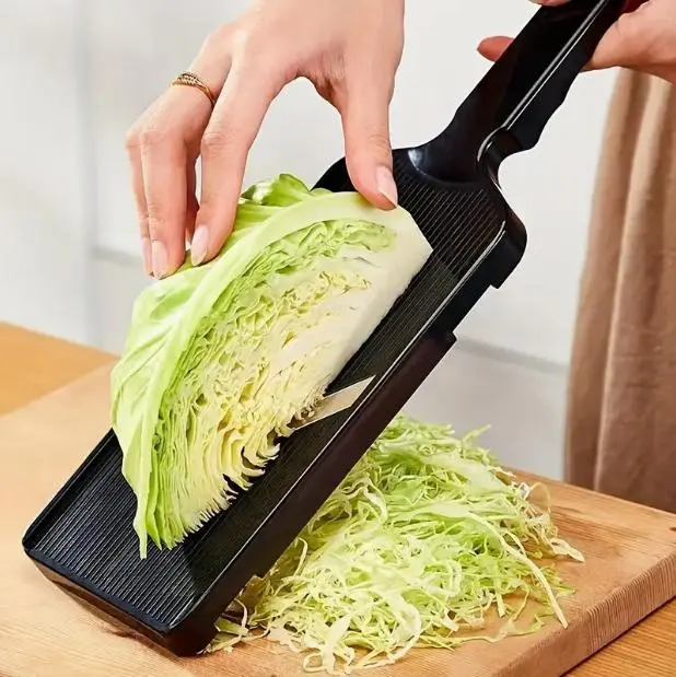 Multifunctional Vegetable Slicer Cutter, Cabbage Grater Shredder, Kitchen Mandoline for Potato Carrot Cucumber