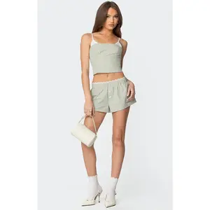 Edikted Women's Lenorah Plaid Boxer Short