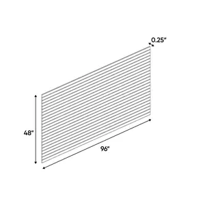 Liberty Shaker Rift-Oak Washed - 48 Inch Beaded Panels Accessories - 48" Width x 96" Height x .25" Depth