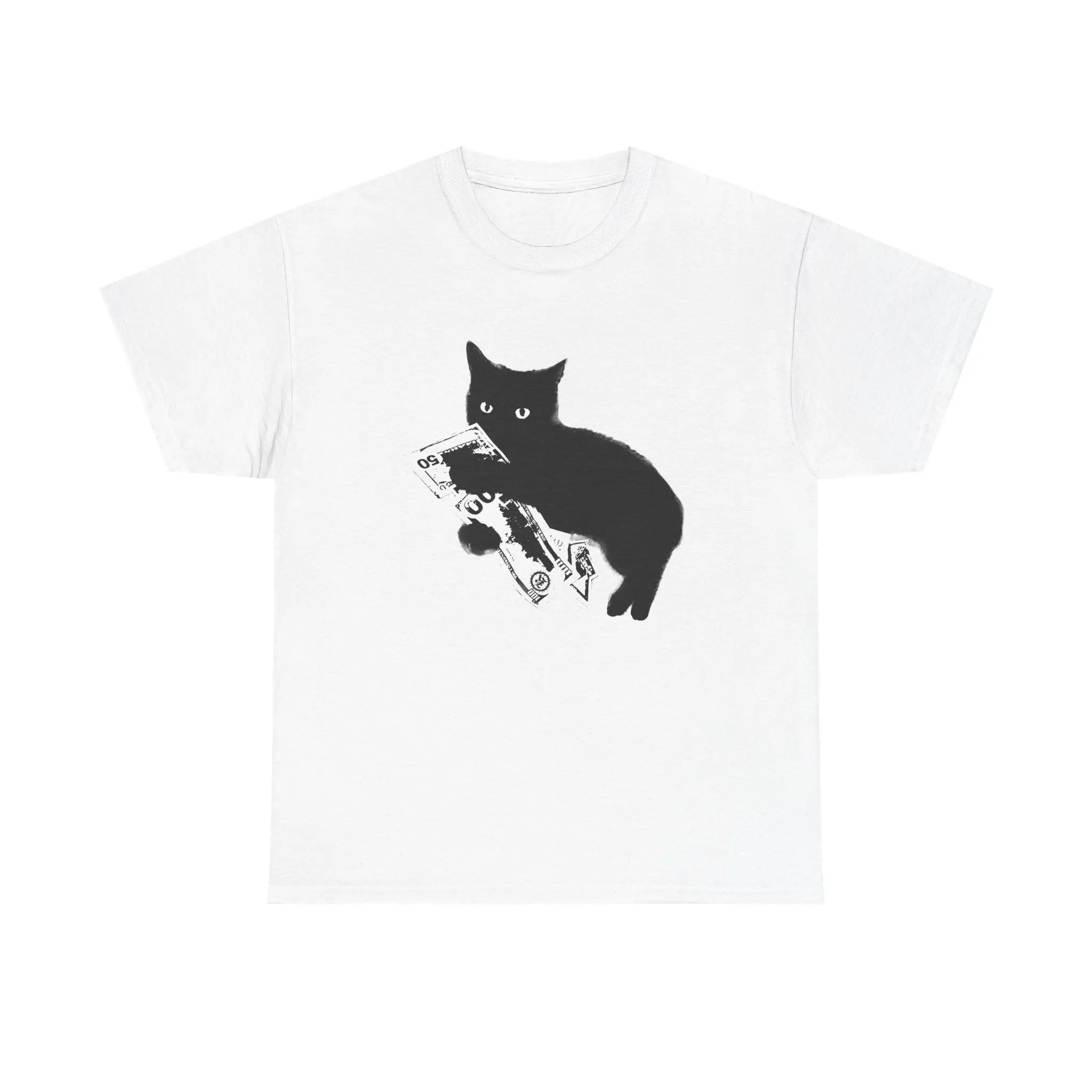 Money Cat Shirt |   Money Cat Unisex Cotton Tee