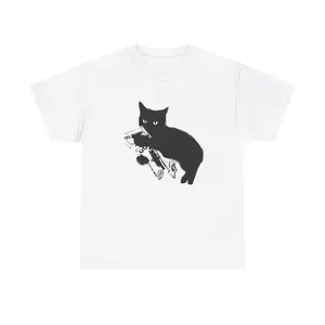 Money Cat Shirt | Money Cat Unisex Cotton Tee