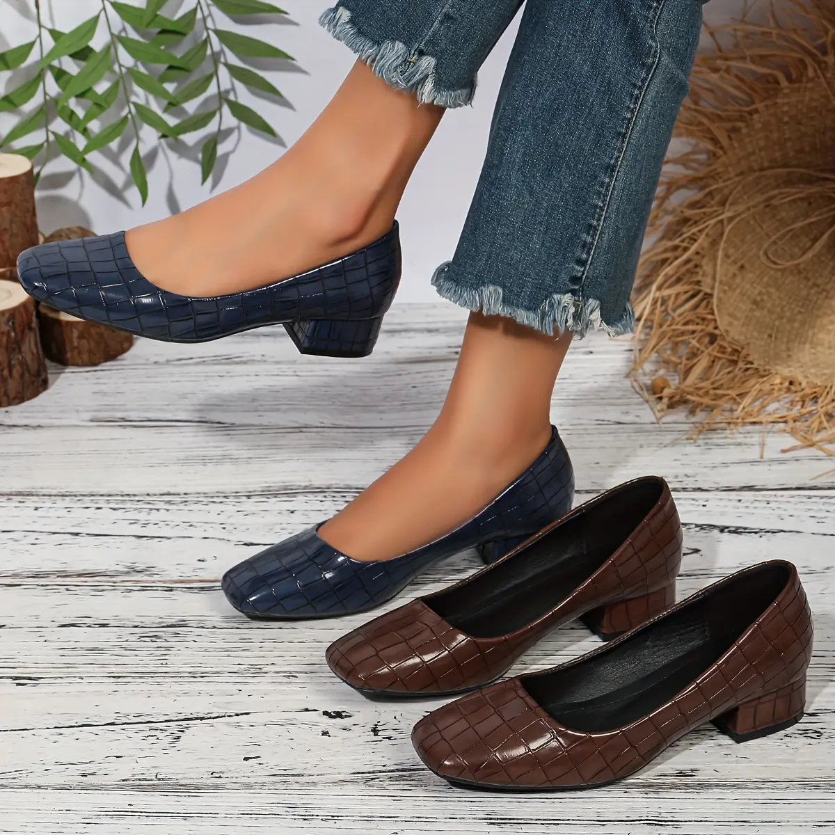 Women's Mary Jane Low Heel Closed Square Toe Ballet Heels Dressy Comfortable Slip on Shoes Classy Brown Fashionable Elegant Footwear Casual Stylish - TikTok Shop Women's Mary Jane Low Heel Closed Square Toe Ballet Heels Dressy Comfortable Slip on Shoes Classy Brown Fashionable Elegant Footwear Casual Stylish - TikTok Shop