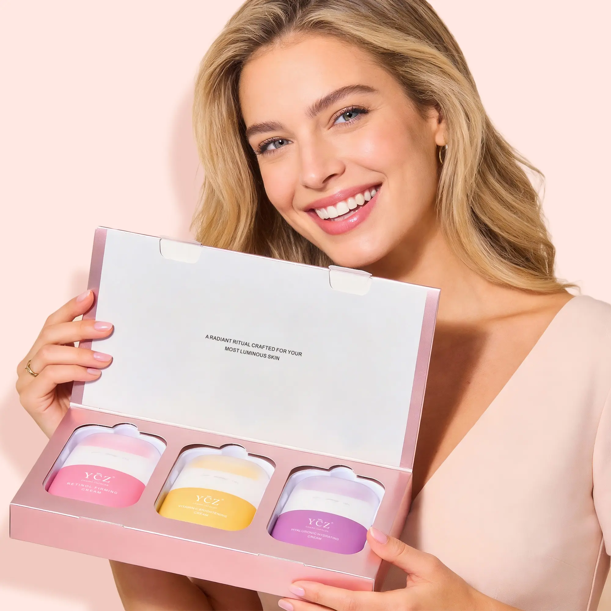 YCZ Essential Facial Care Trio – Retinol, Hyaluronic Acid