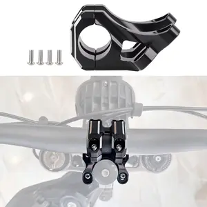 Handlebar Riser Mount for Segway X160 X260 Handle Bar Mount Stem Riser for Surron Light Bee X S Upgraded for Parts Front Steering Stem Combination Handlebar Bracket Replacement  Parts