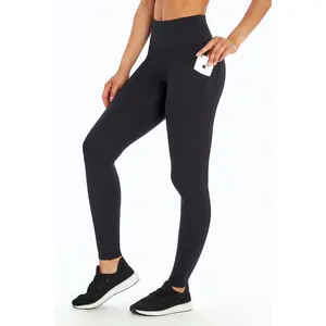 Cameron Side Pocket Tummy Control Legging Fabric Mesh Comfort Garment Comfortable Lightweight Womenswear Bottom