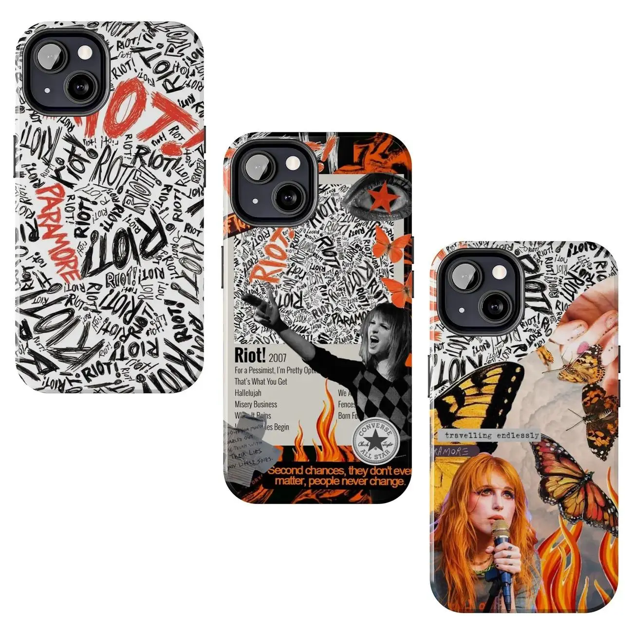 Riot Paramore phone case, compatible with iPhone 17/16/15/14/13/12/11 Pro  Max/Plus and Samsung Galaxy S23FE/22/23/24/25, rock band themed, a perfect  fan gift. - TikTok Shop