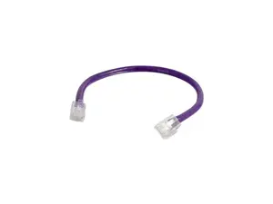 C2G 04211 Cat6 Cable - Non-Booted Unshielded Ethernet Network Patch Cable, Purple (1 Foot, 0.30 Meters)