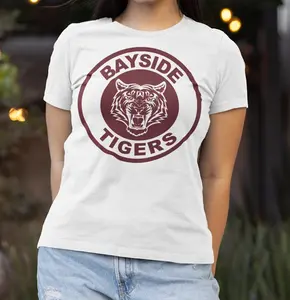 T-Shirt Bayside Tigers Saved By The Bell TV Show Graphic Tee