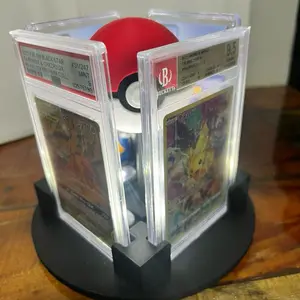 NBA, WNBA And Pokémon Custom Card/Slab Led Rotating Display Stand