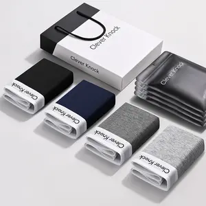 NEXTMAN Men's Cotton Classics 4-Pack Trunks | Soft Breathable Stretch Underwear