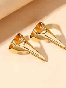 5pcs Hair Parting Rings, Metal Shiny Hair Parting Rings, Non-Damaging Hair Sectioning Tools, Extensions/dyeing Aid, Styling Tool