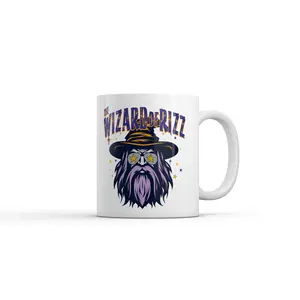 The Wizard Of Rizz Mug Funny Sarcastic Graphic Novelty Coffee Cup - 11oz Funny Coffee Mugs Ceramic Printed Drinkware Cup