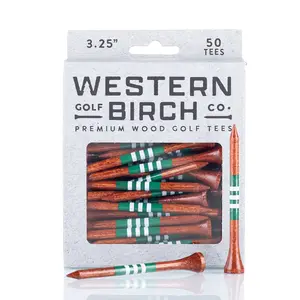 "Jaguar II" 3.25" Signature Koa Striped Golf Tee