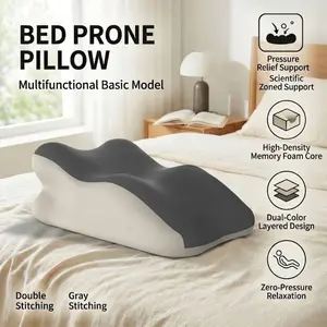 Ergonomic Lumbar Pillow for Couples, Multi-Functional Position Support Pad, Washable, Durable, Comfortable Home Cushion, All Seasons
