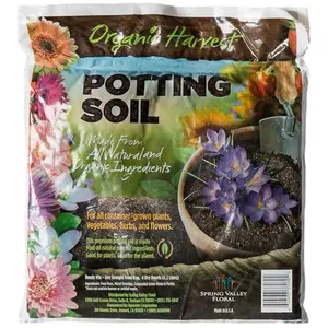 Agromin Organic Recycled Green Material Potting Mix, 4 Quart, Natural