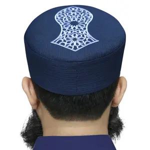 Modestile Elegence Kufi Hat For Mens Turkish Design Islamic Prayer Traditional Headwear Namaz Cap Salah Keffiyeh Hidaya Cotton