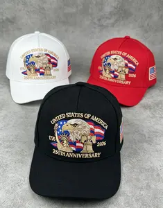 250th Anniversary Commemorative Sports & Outdoor Hat - 3D Embroidery, Adjustable Fit for Men & Women