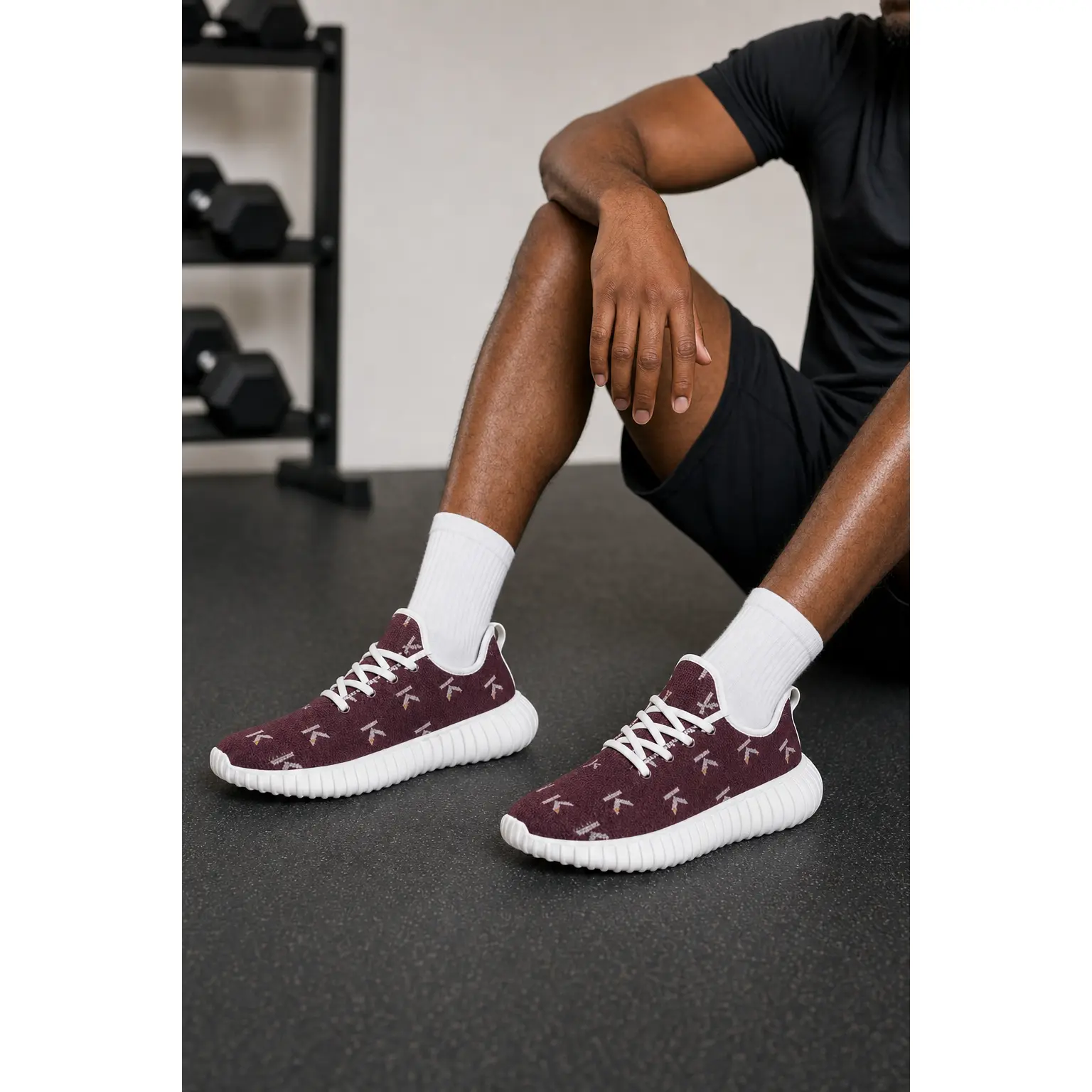 KYNDEO Crown Sneaker - Oxblood Crest