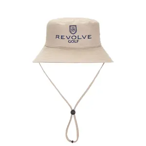 REVOLVE Revolve Golf Bucket Hat in Khaki & Navy khaki & navy