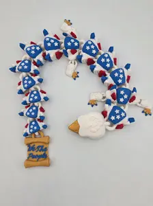 Patriotic Eagle Dragon 3D Printed Articulated Figure | We The People | 4th of July | America 250th Anniversary Collectible