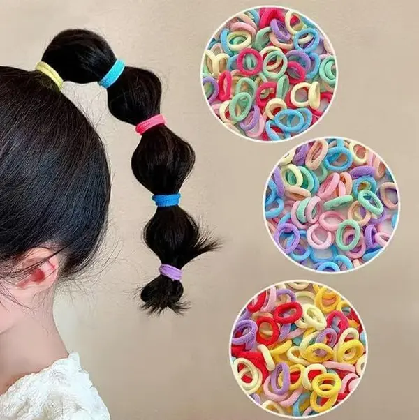 100pcs Ultimate Hair Tie Set, Hair band、Headband, Soft Rubber Hair Bands, Fun Fashion Accessories for Women, Perfect Gift, Fashionable Hair Accessories, Elastic Hair Ties