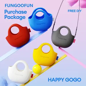 FUNGOOFUN F550M 2-in-1 Portable Fashion Bag with Independent EVA Inner Case, Dual-Form Design, Cute Handbag for Hands-Free Convenience, Multiple Carrying Methods with Adjustable Straps