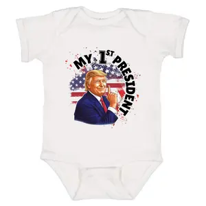 My First President Baby Onesie, Trump Lover Onesie, Newborn Baby Clothing Baby Clothes Girl baby  bundles
