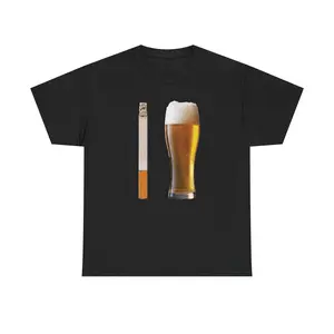BEER AND CIG COMBO - GRAPHIC TEE