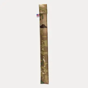 Tactical Slim Slinger - Heavy-Duty MultiCam Nylon Webbing Holster with American Flag Belt Loops for Jerky Sticks