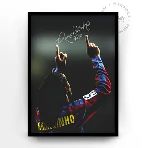 Ronaldinho Sign Poster