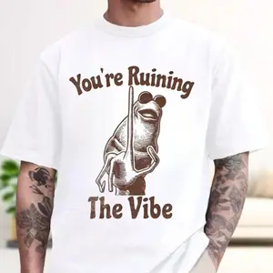 Marcus The Worm Graphic Shirt, You're Ruining The Vibe Marcus The Worm Meme Tee, Marcus The Worm Shirt, Funny Meme Shirt, Funny Shirts