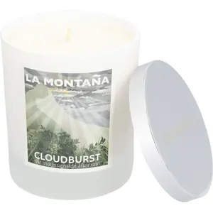La Montana Cloudburst By La Montana Scented Candle For Unisex