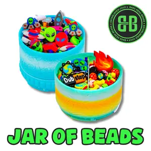 Jar of Beads - Portable Stacking Modular Bead Storage Full of Bead Soup!